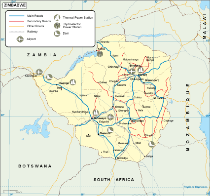 Zimbabwe Mapa Transporte Digital Order And Download Zimbabwe Mapa Transporte Digital