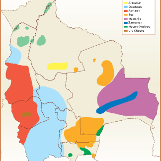 Bolivia mapa lenguas