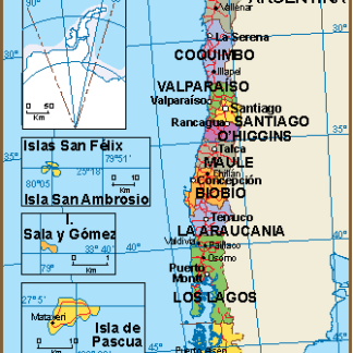 Chile mapa