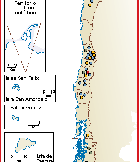 Chile mapa energia