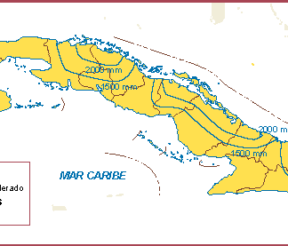 Cuba mapa clima