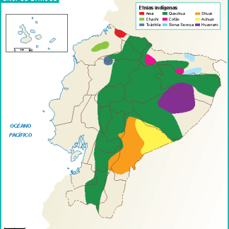 Ecuador mapa etnicos