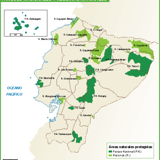 Ecuador mapa parques