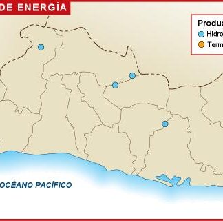 El Salvador mapa energia