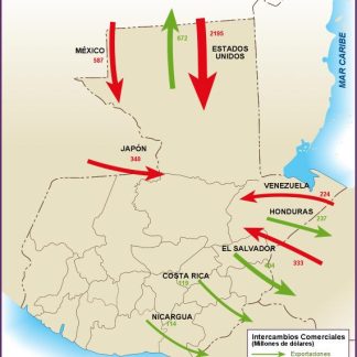 Guatemala mapa comercio