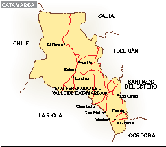 Mapa Catamarca