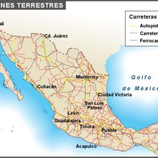 Mexico mapa carreteras