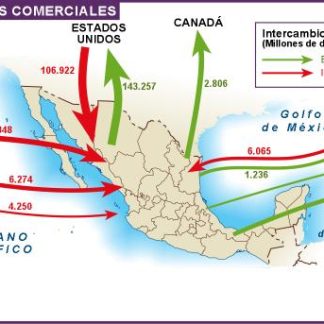 Mexico mapa comercial