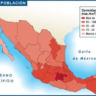 Mexico mapa densidad