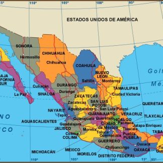 Mexico mapa politico