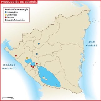 Nicaragua mapa energia