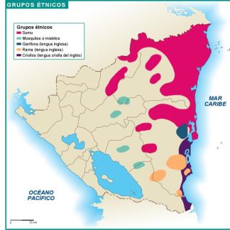 Nicaragua mapa etnico