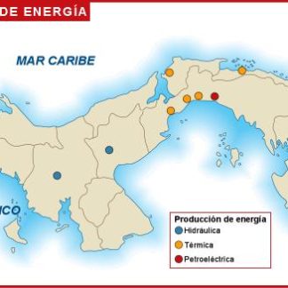 Panama mapa energia